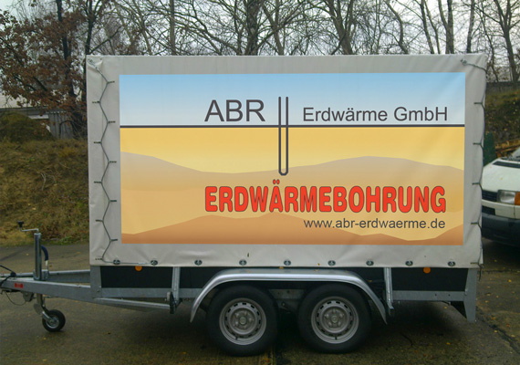Auftraggeber:  ABR Erdwärme GmbH<br>Leistungen:  Gestaltung, Internetauftritt, Druckdatenerstellung